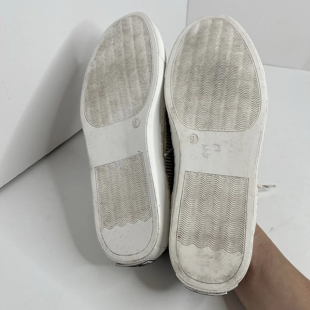 Kate Spade Women Boat Party Espadrille Sneakers Size US 9  Blazer Blue Striped